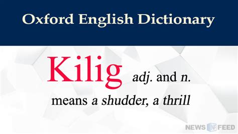 KILIG Tagalog word now in Oxford English Dictionary.